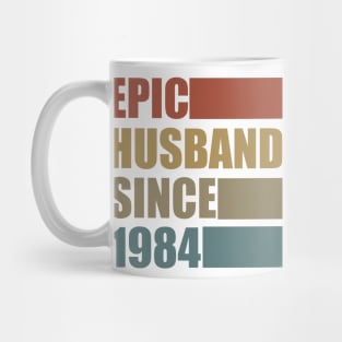 Vintage Epic Husband Since 1984 Mug